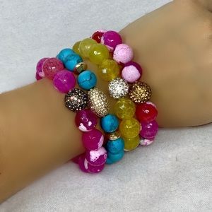 ⭐️💕HP💕⭐️Gemstone Crystal bracelets